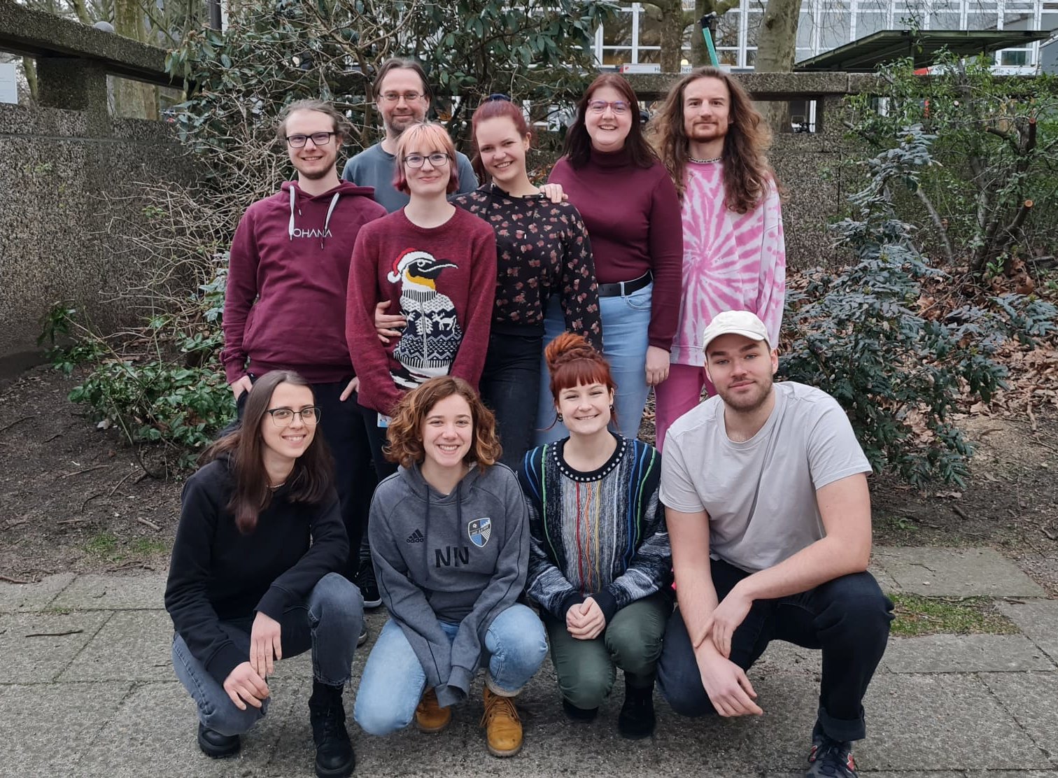 Gruppenbild des Fachschaftsrats Biologie.